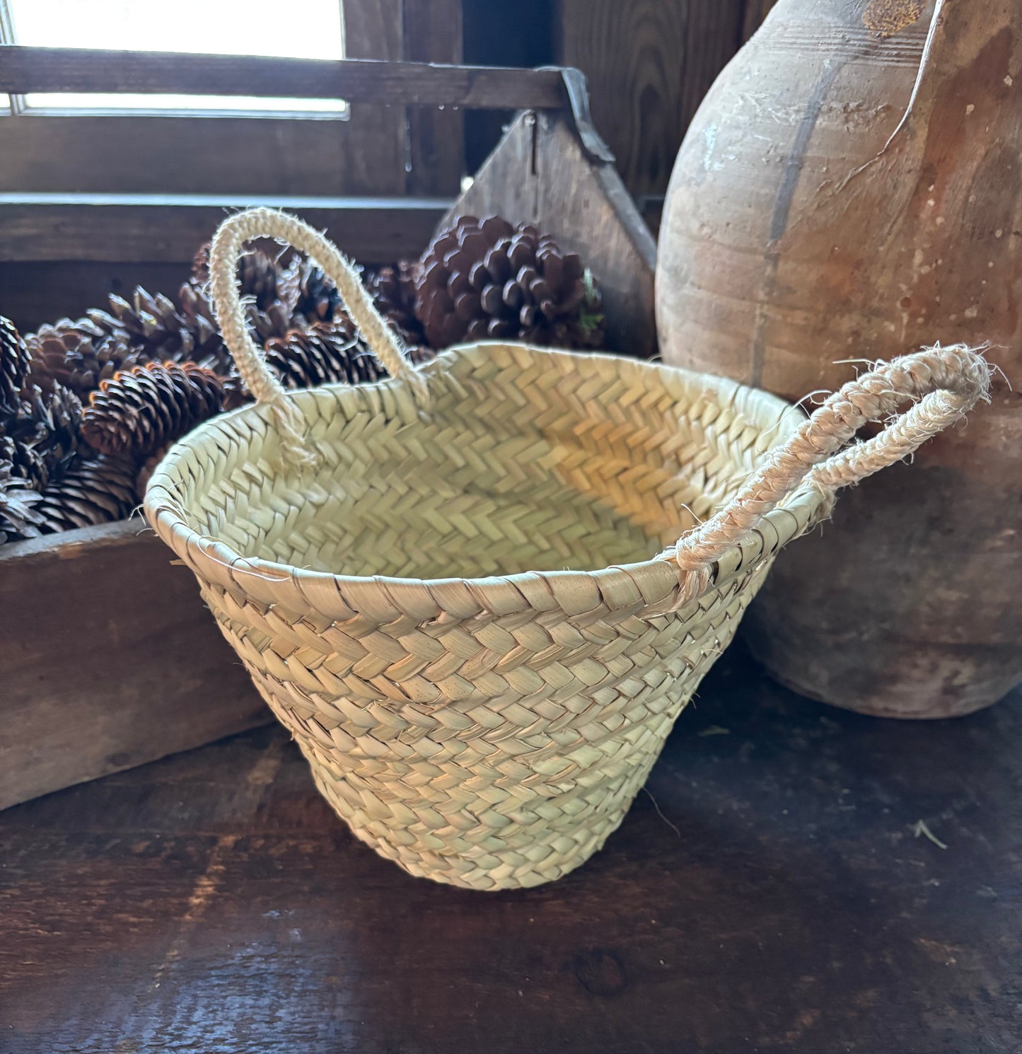 Small French Market Basket