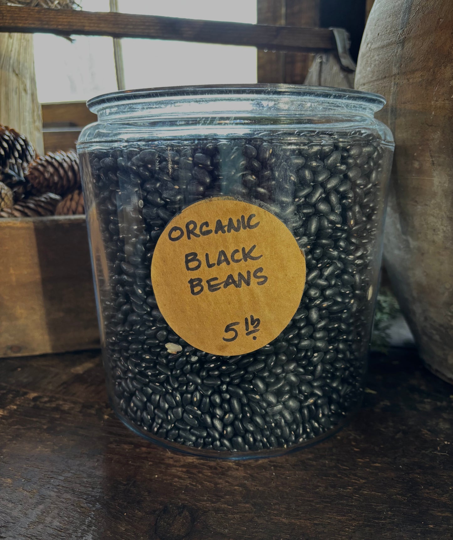 Organic Black Beans- Dried, 3lb