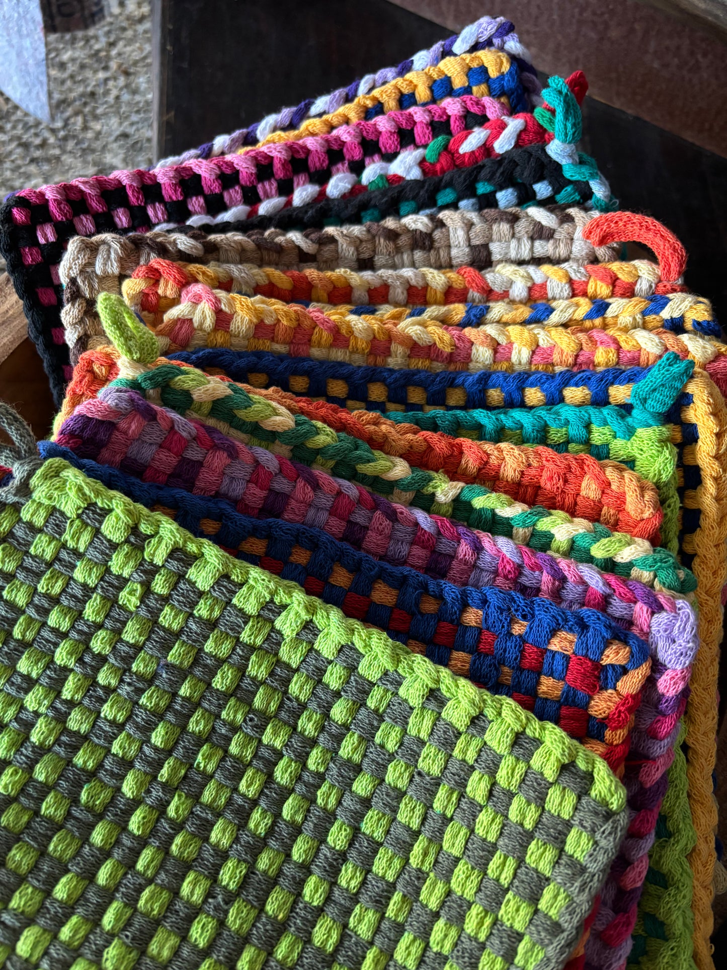 Hand Knit Potholders